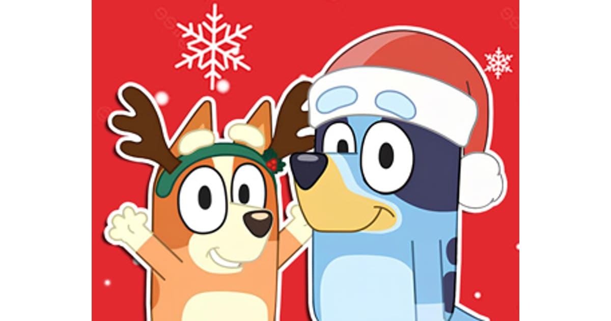 Bluey Christmas Jigsaw