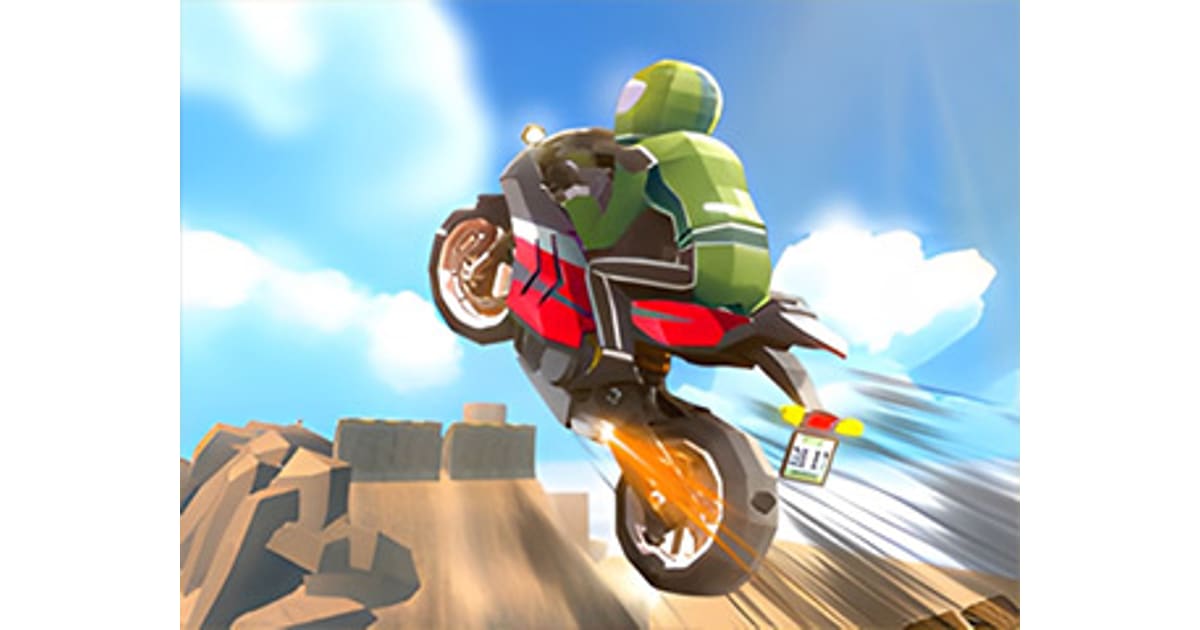 Cartoon Moto Stunt