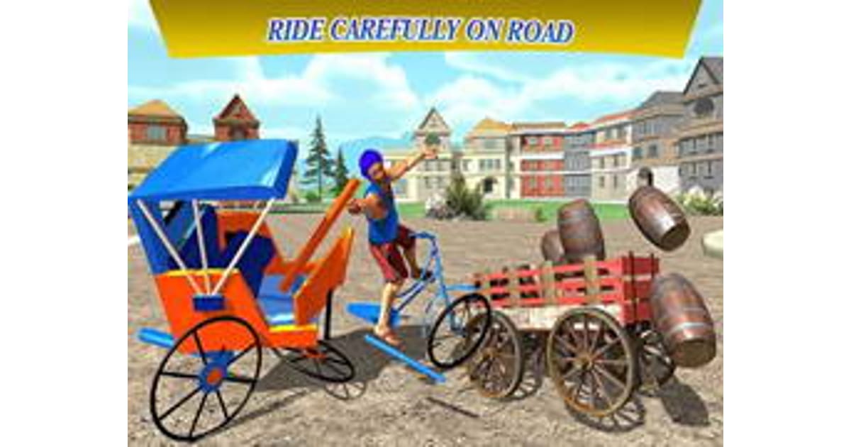 City Cycle Rickshaw Simulator 2020