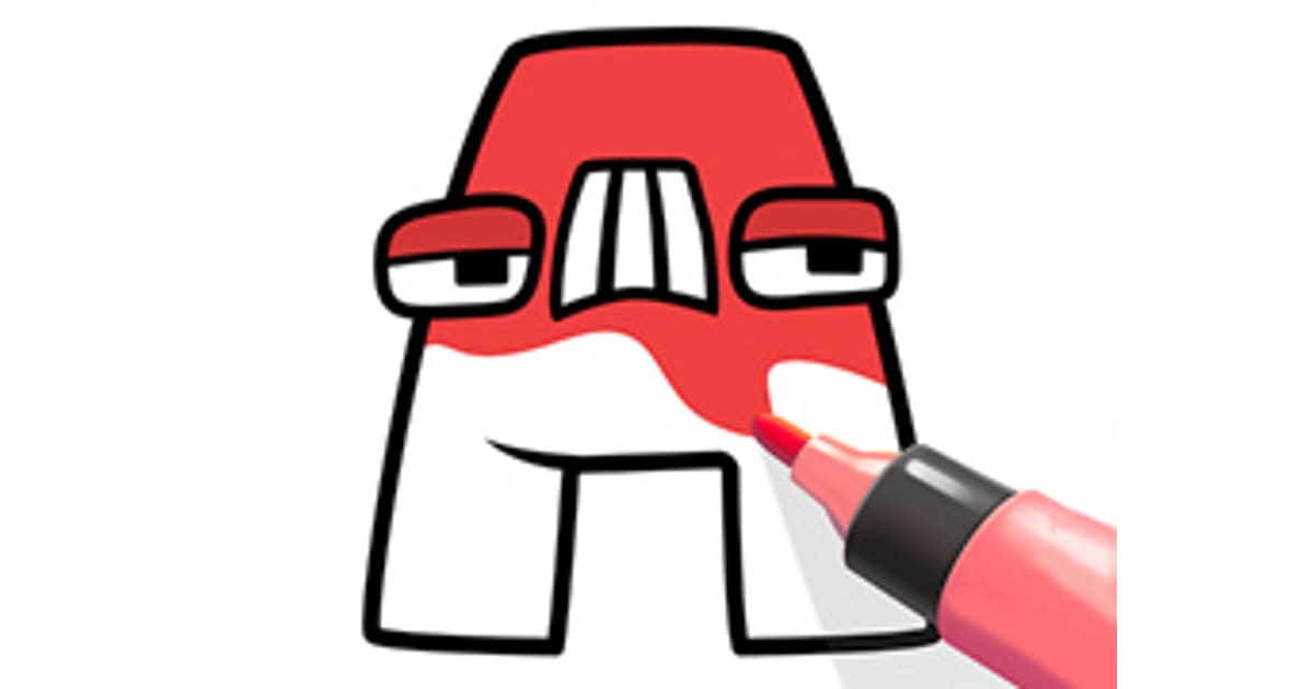 Coloring Book Letter A