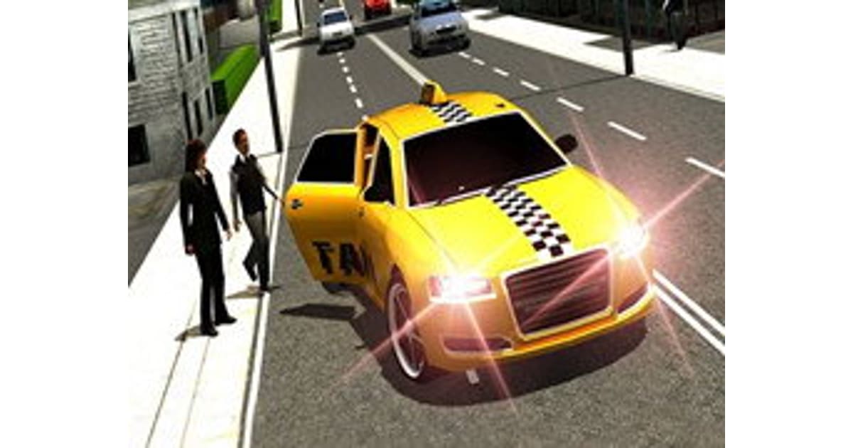 Crazy Taxi Car Simulation Game 3D
