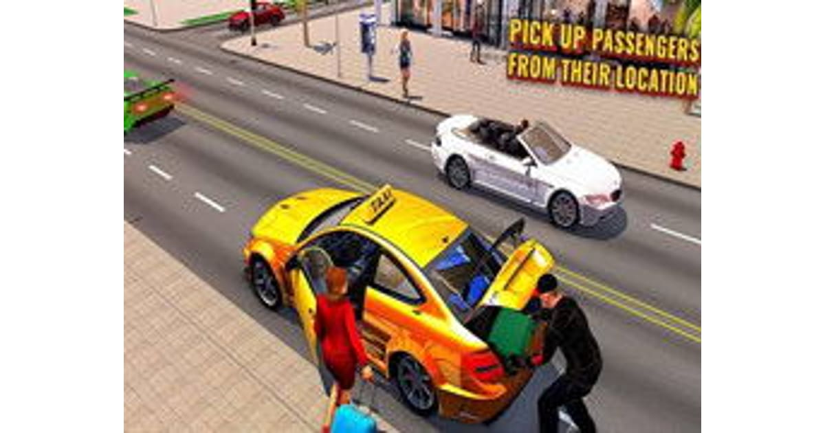 Crazy Taxi Game Off Road Taxi Simulator
