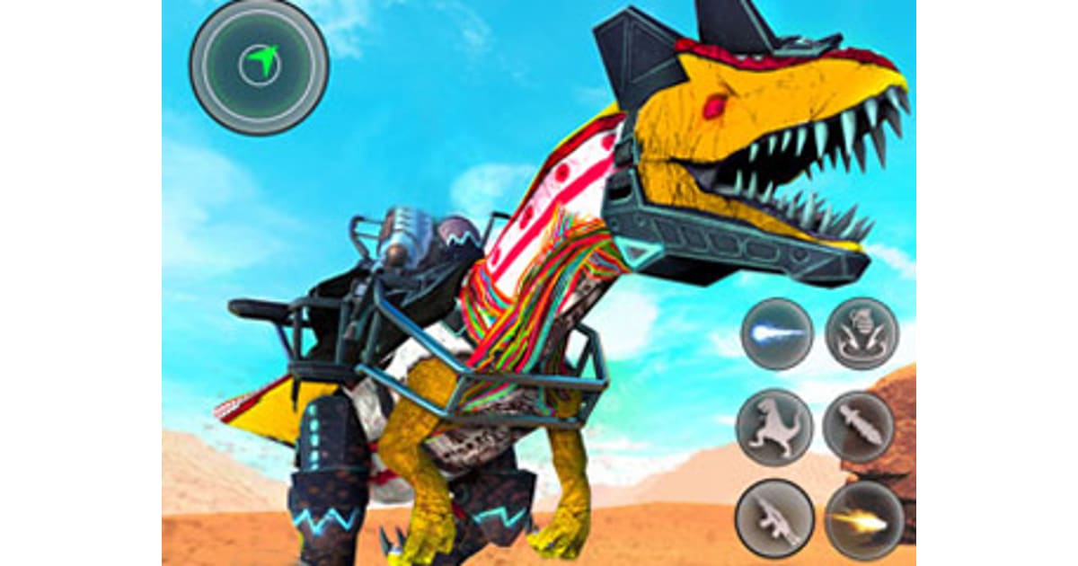 Dino Robot Fighting War