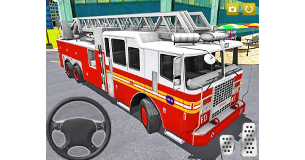 Fire Truck Rescue Driving