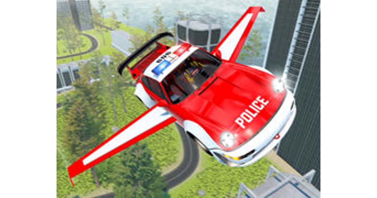 Flying Car Game Police Games