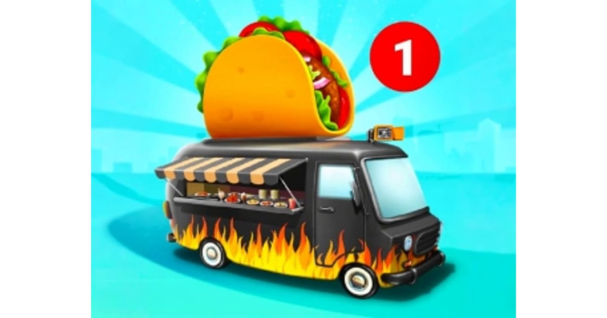 Food Truck Chef Cooking