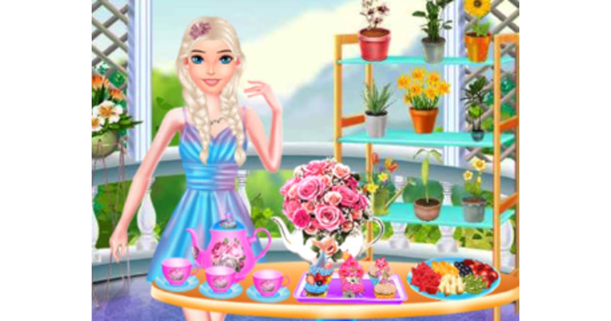 Girls Happy Tea Party Cooking