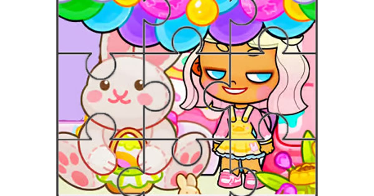 Jigsaw Puzzle Avatar World Easter Party