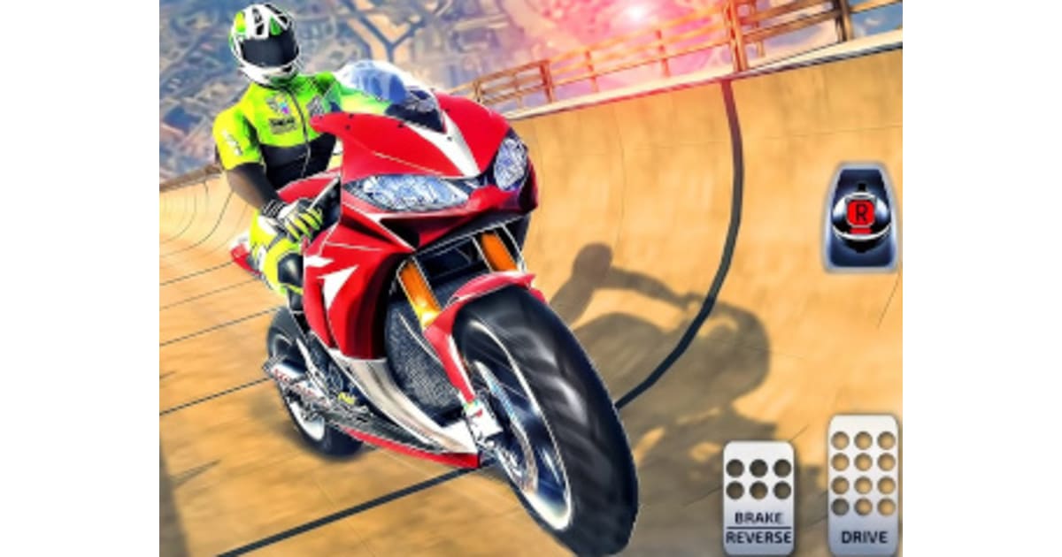 Mega Ramp Stunt Moto
