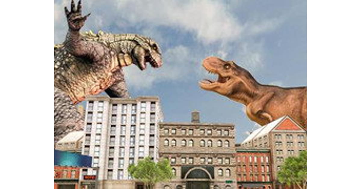 Monster Dinosaur Rampage City Attack