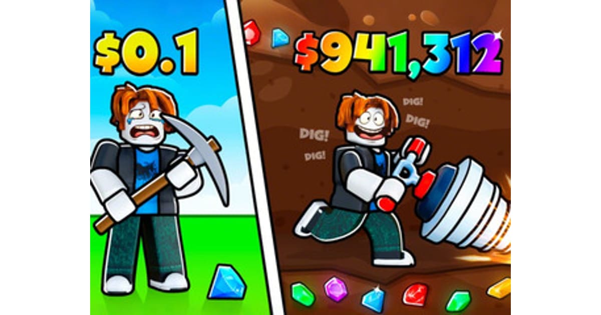 Obby Dig To The Center Of The Earth