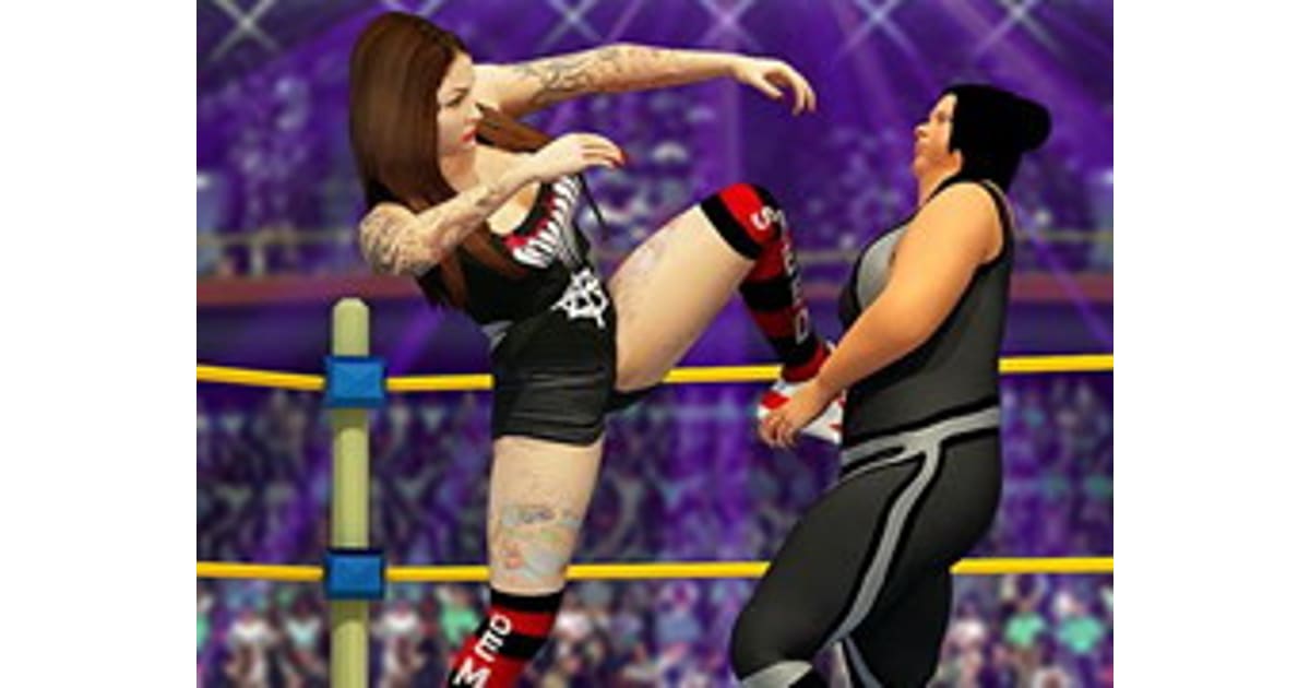 Real Women Wrestling Ring Fighting