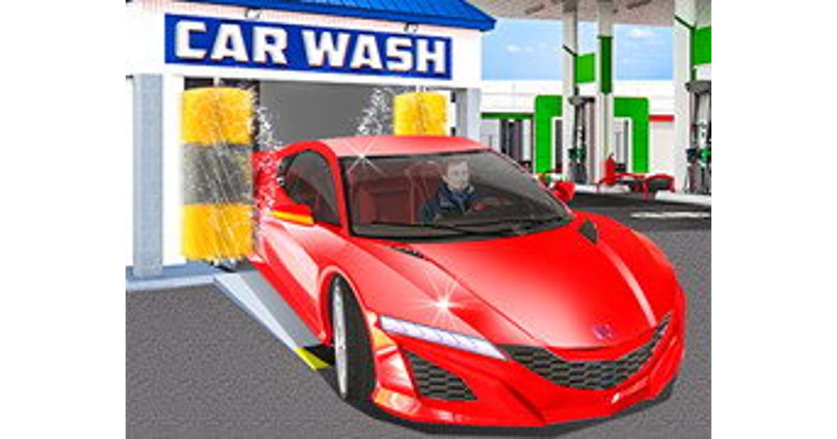 Sports Car Wash Gas Station