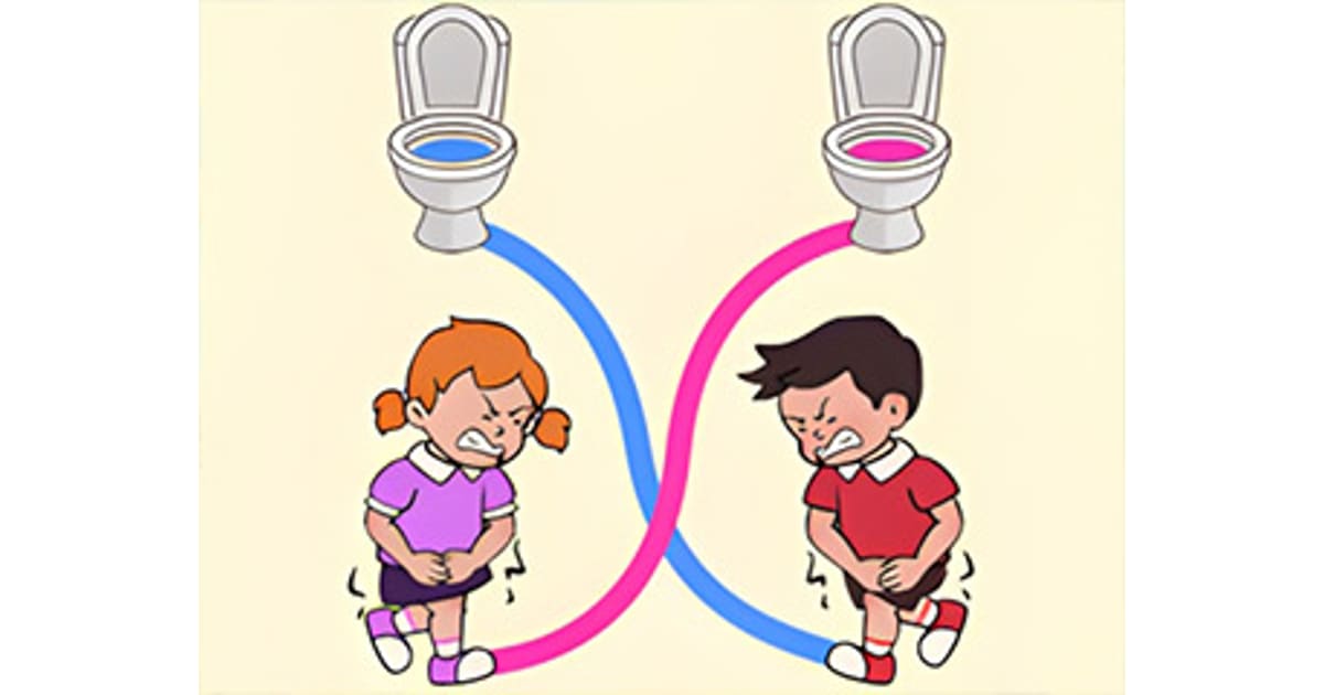 Toilet Rush Race Draw Puzzle