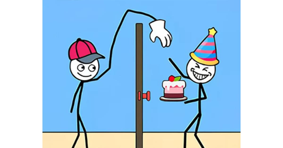 Troll Thief Stickman Puzzle