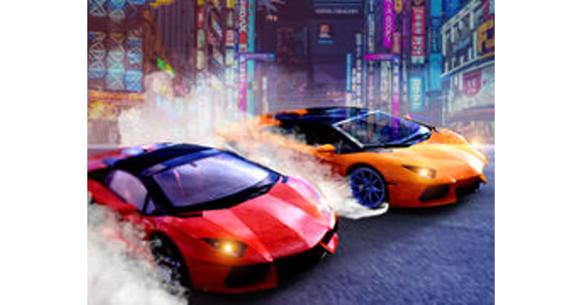 Two Lambos Rival Drift
