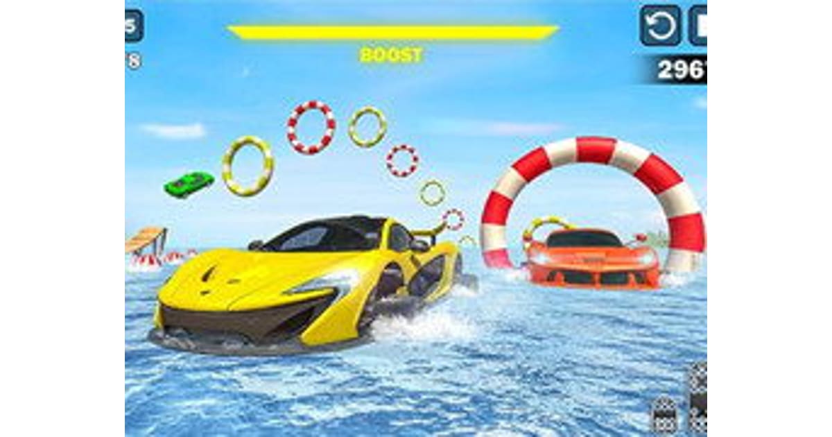 Water Car Stunt Racing